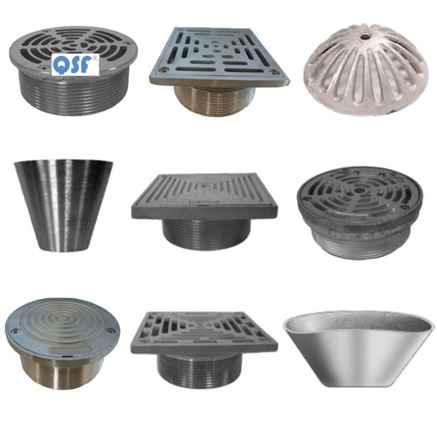 Round and Square Stainless Steel Strainers for Floor Drain